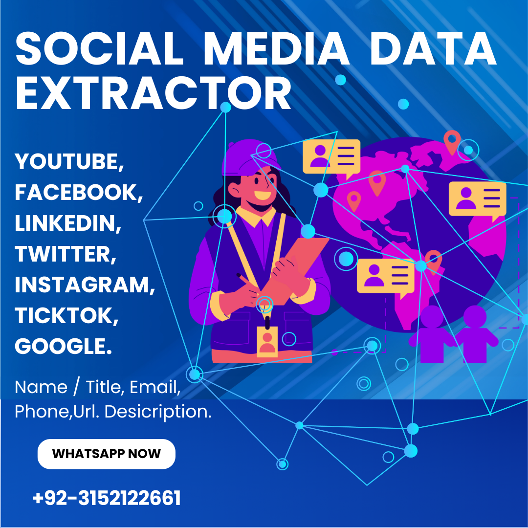 Social Media Data Extractor (YouTube Square Ad)